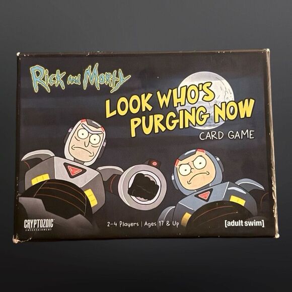 Rick and Morty Look Who's Purging Now Card Game 2-4 Players Ages 17+ - Picture 1 of 5